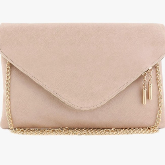 Fashion Puzzle Other - Apricot Nude Envelope Purse